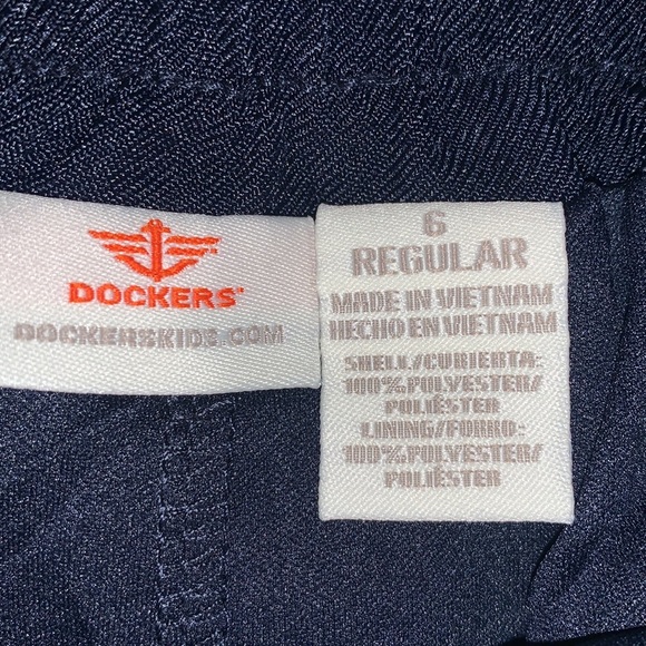 NWT Dockers Navy Blue Pleated Skirt/Skort 6 Girls - Picture 5 of 8